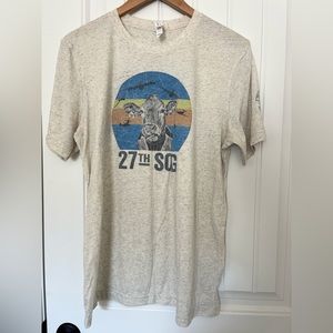 27th SOG 3rd Special Operations Pro Patria T-Shirt with Cow Men’s size L